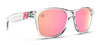 Ice Palace Polarized Sunglasses - Rose Gold Mirror Lens & Clear Frame Sunglasses | $48 US | Blenders Eyewear