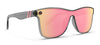 Dakota Mist Polarized Sunglasses - Pink Shield Lens & Grey Cat Eye Frame Sunglasses | $58 US | Blenders Eyewear