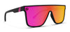 Midnight Emma Polarized Sunglasses - Hot Pink Shield Lens & Matte Black Frame Sunglasses | $58 US | Blenders Eyewear