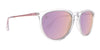 Aspen Rose Polarized Sunglasses - Crystal Clear Round Frame & Rose Gold Lens Sunglasses | $48 US | Blenders Eyewear
