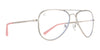High Class Jes Blue Light Glasses - Wire Aviator Frame With Brow Bar & Clear Blue Light Blocking Lens Blue Light | $48 US | Blenders Eyewear