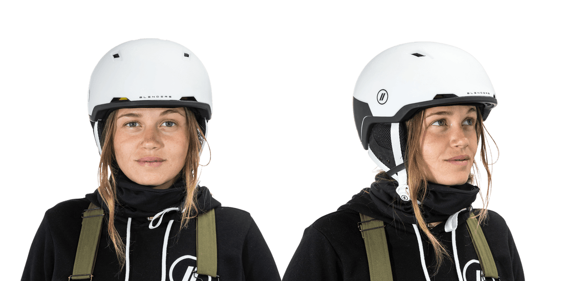 White Dome MIPS Helmet White & Black Ski & Snowboard Helmet