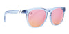 Pacific Grace Polarized Sunglasses - Crystal Blue Gray Gloss Frame & Rose Gold Lens Sunglasses | $38 US | Blenders Eyewear
