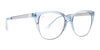 Sky Mistress Blue Light Glasses - Gloss Periwinkle Cat Eye Frame & Clear Blue Light Blocking Lens Blue Light | $58 US | Blenders Eyewear