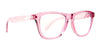 Smart Rebel Blue Light Glasses - Pink Gloss Crystal Frame with Clear Lens Blue Light | $38 US | Blenders Eyewear